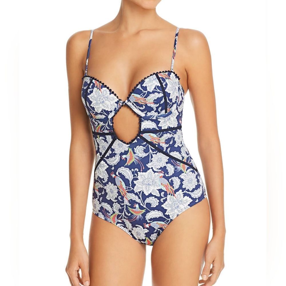 OndadeMar Bird of Paradise Underwire One Piece Swimsuit Size XS